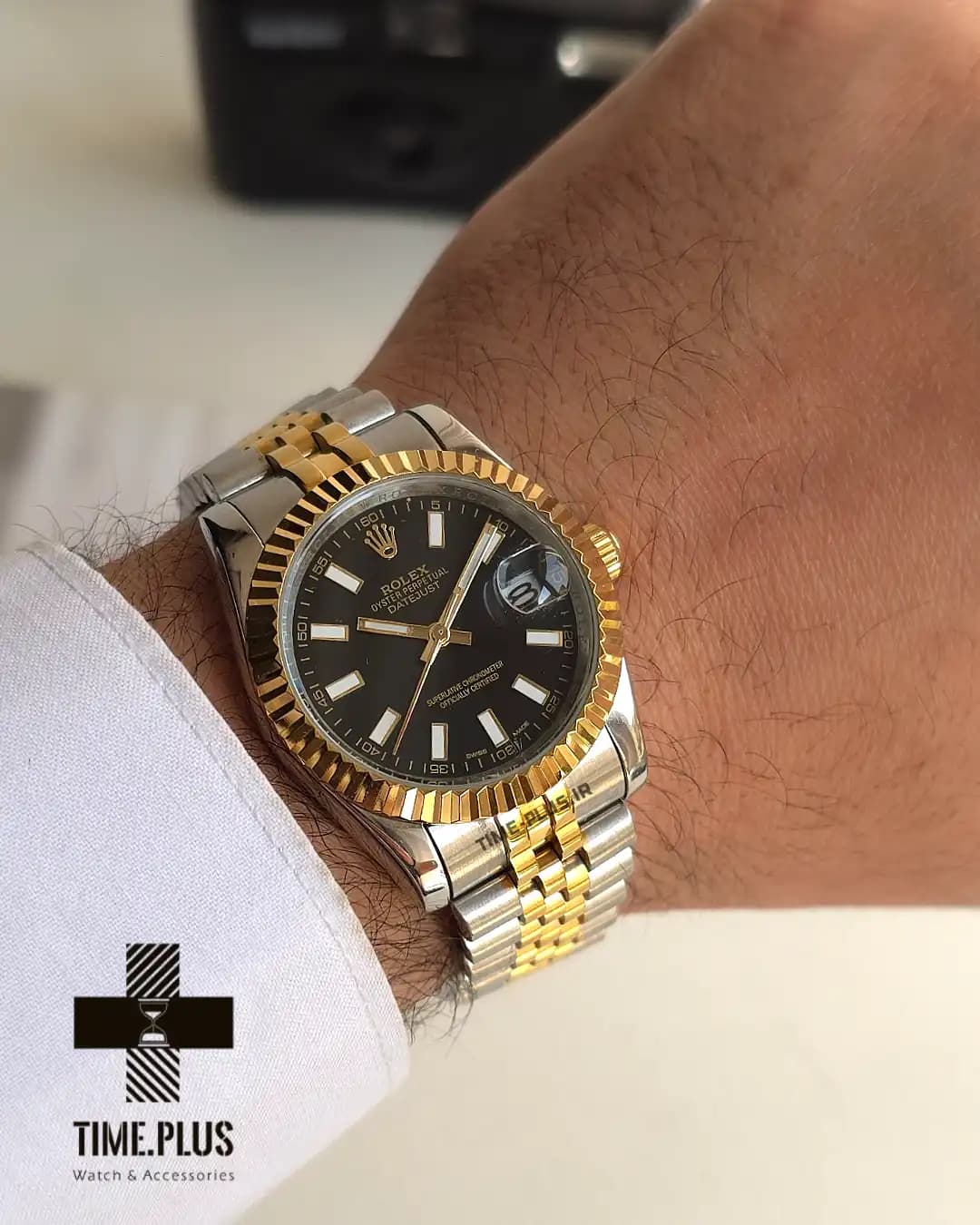 ساعت رولکس مردانه Datejust صفحه مشکی — تصویر ۲