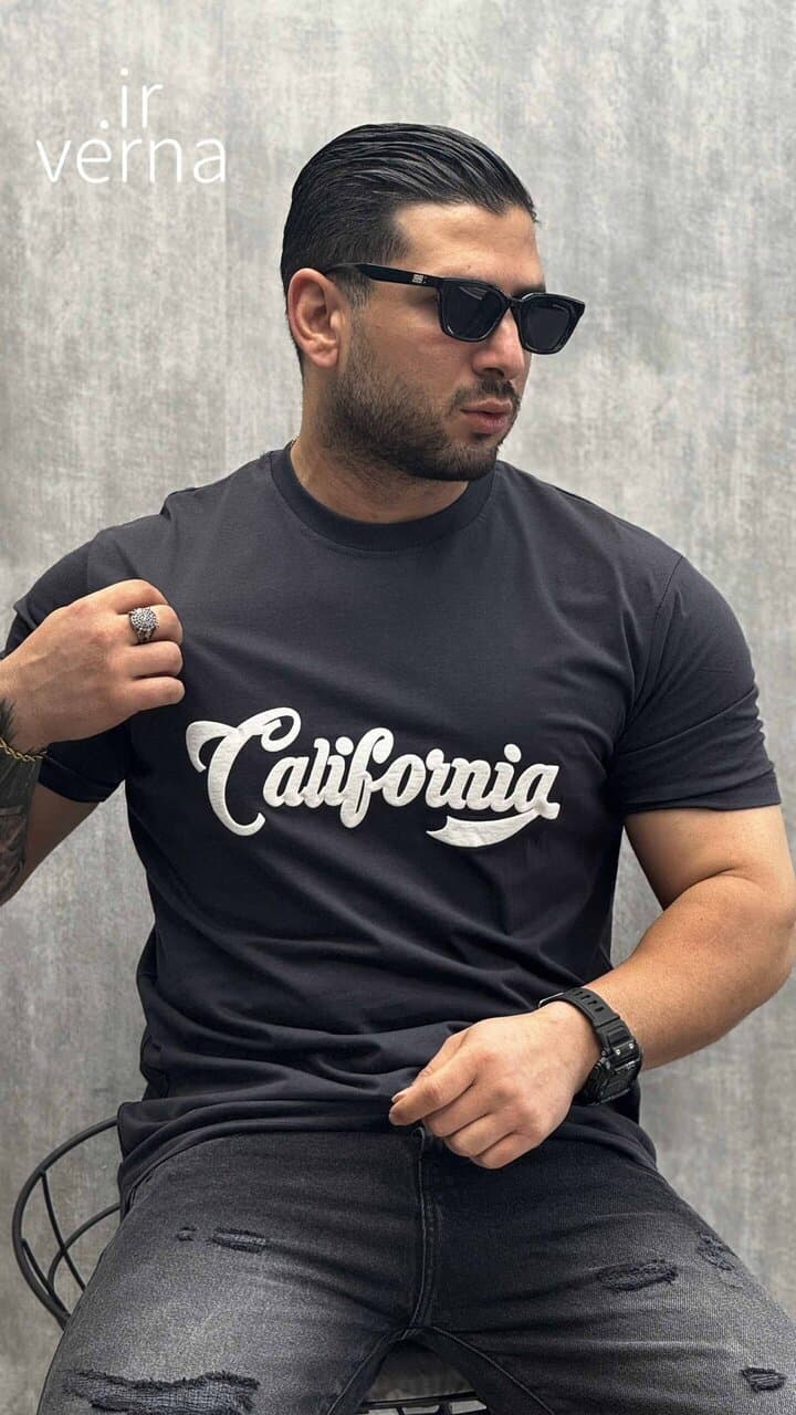 تیشرت یقه گرد CALIFORNIA — تصویر ۴