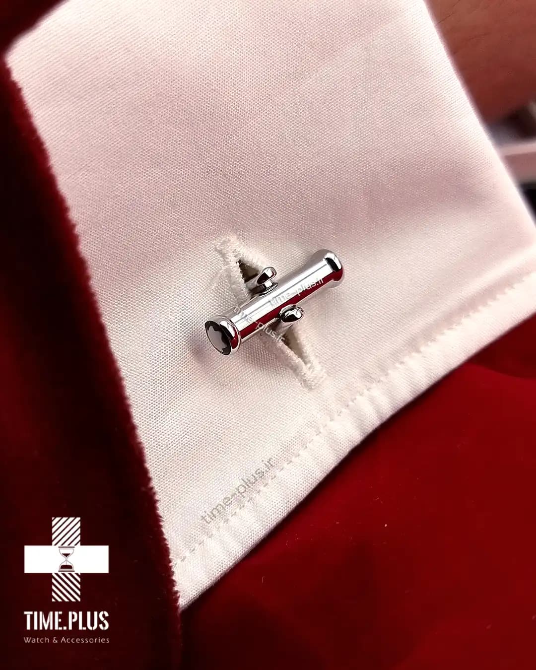 دکمه سردست Montblanc گرد — تصویر ۵