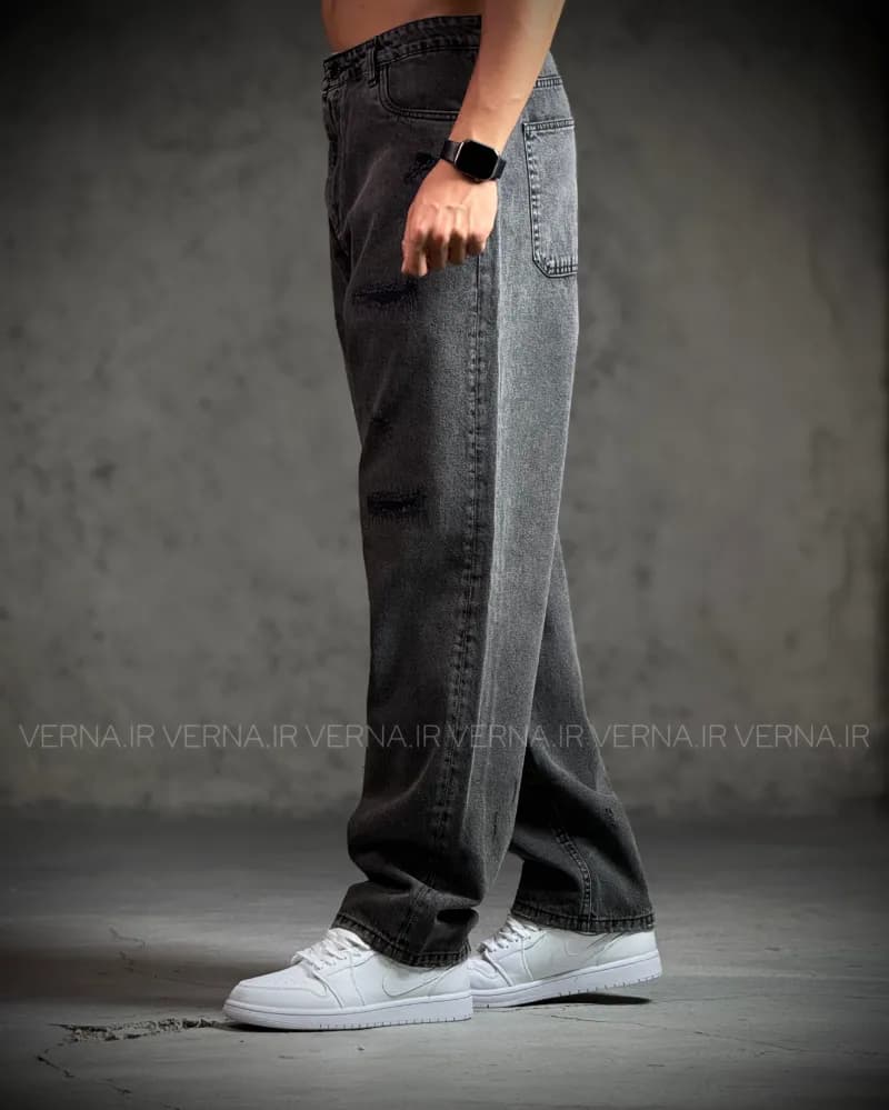 شلوار جین بگ مردانه زاپدار LACOSTE 0457 — تصویر ۲