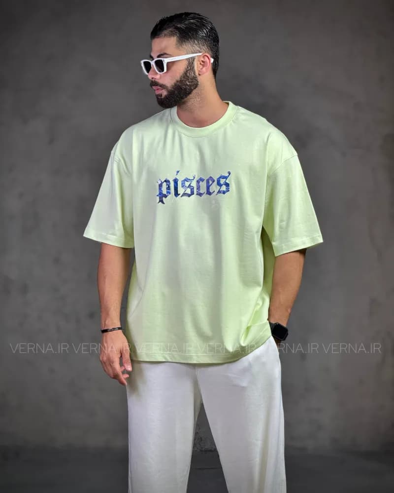 تیشرت مردانه طرح صلیب PISCES — تصویر ۲