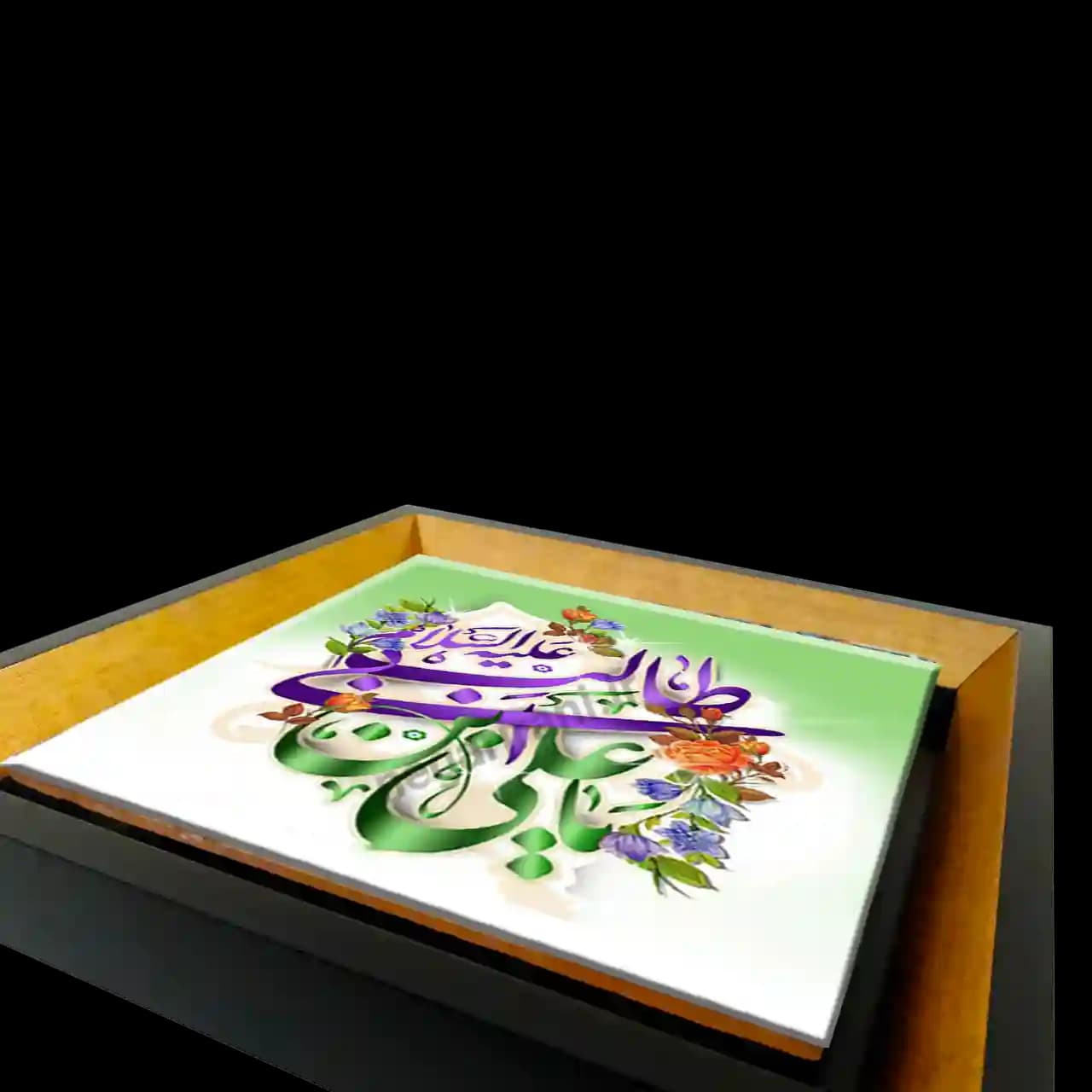 تابلو کاشی یا علی ابن ابیطالب علیه السلام 2D 140 — تصویر ۳