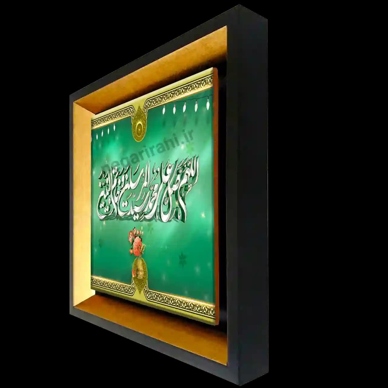 تابلو کاشی اللهم صل علی محمد سید المرسلین و خاتم النبیین 2B 33 — تصویر ۲