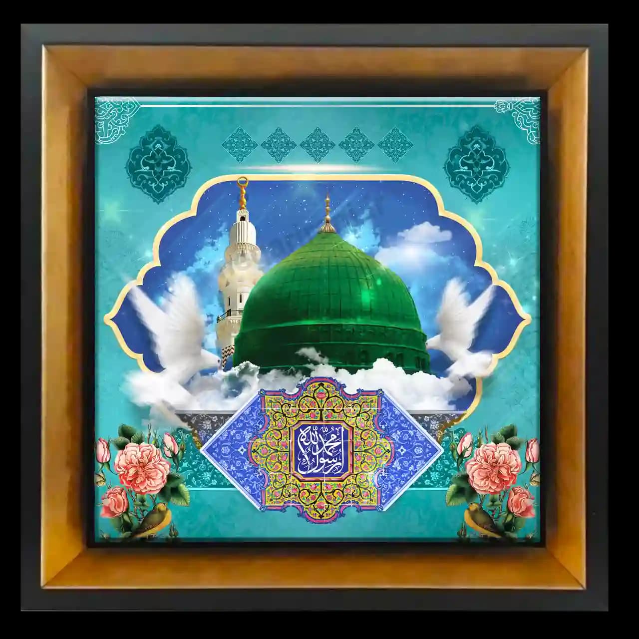 تابلو کاشی حرم پیامبر 2B 24