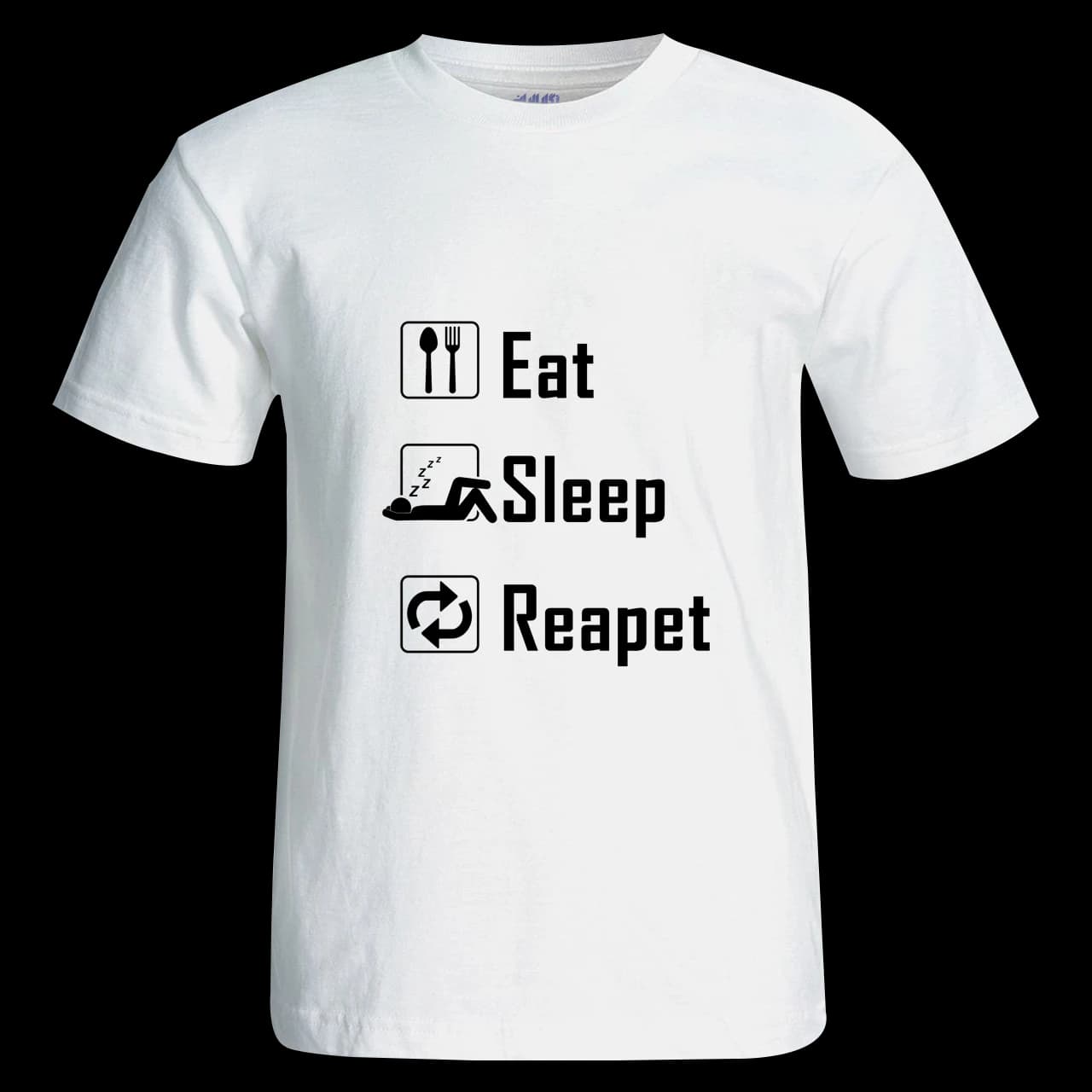 تیشرت Eat Sleep Reapet مدل AS5