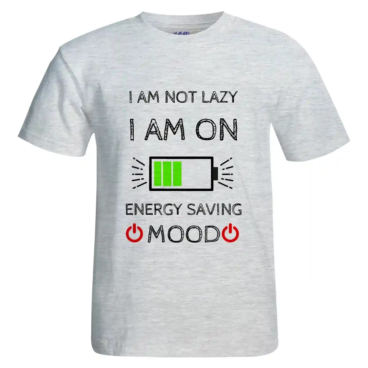تیشرت I AM NOT LAZY مدل AS4 — تصویر ۲