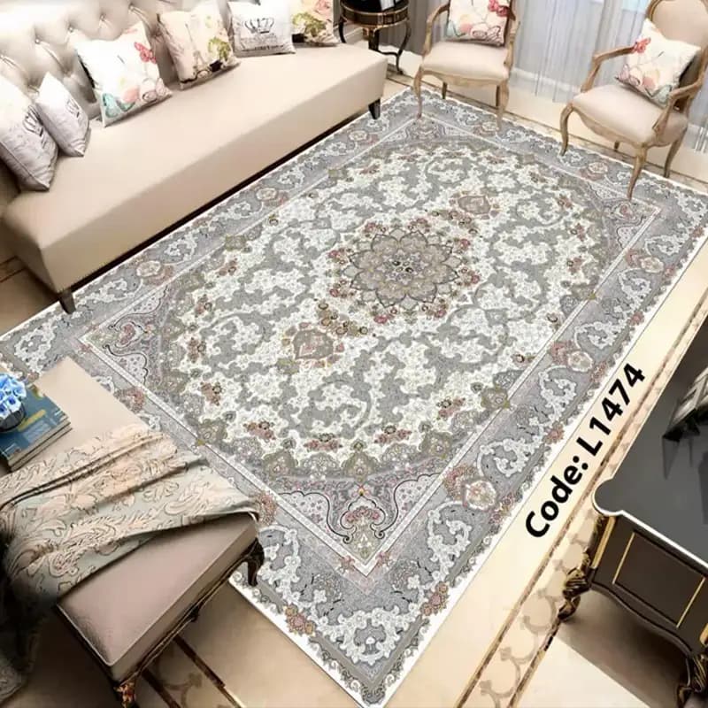 مخمل فرش (فرشینه) کد FAM- L 1474