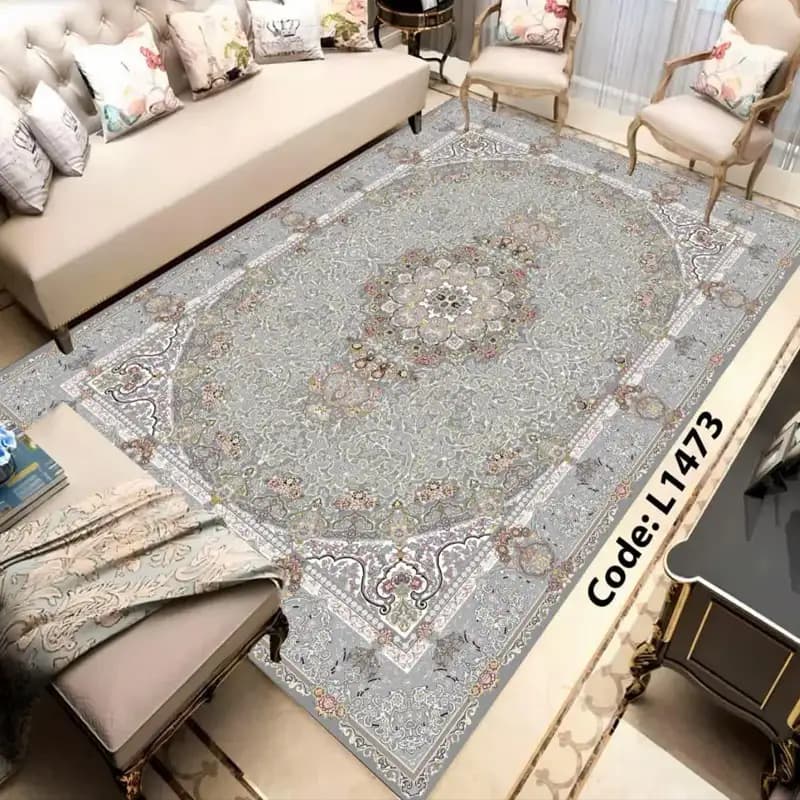 مخمل فرش (فرشینه) کد FAM- L 1473