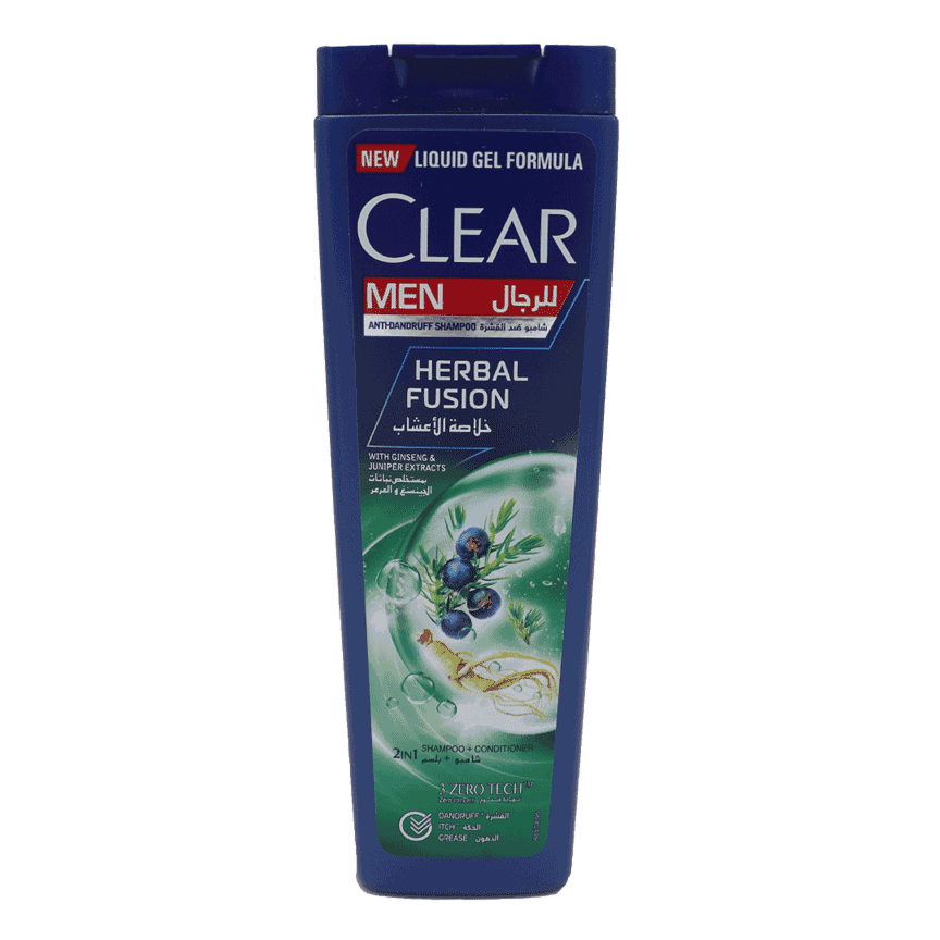 شامپو مردانه کلیر اصل اماراتی مدل CLEAR Herbal Fusion