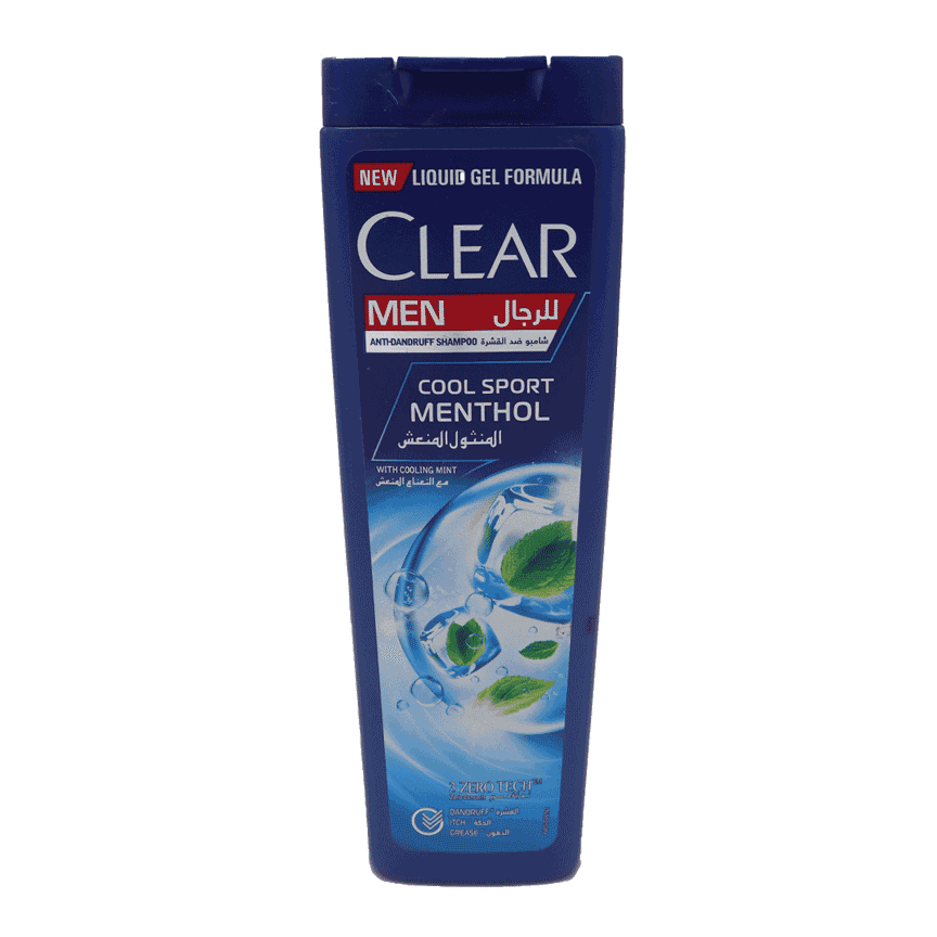 شامپو مردانه کلیر اصل اماراتی مدل CLEAR Cool Sport Menthol