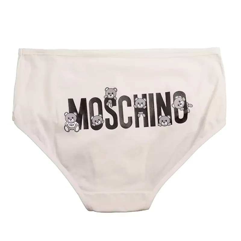 شورت اسلیپ زنانه نخی چاپی طرح خرس moschino برند بانو سایز XL — تصویر ۷