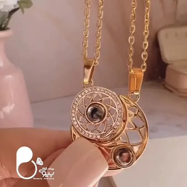 گردنبند کاپلی مهر و ماه — تصویر ۳