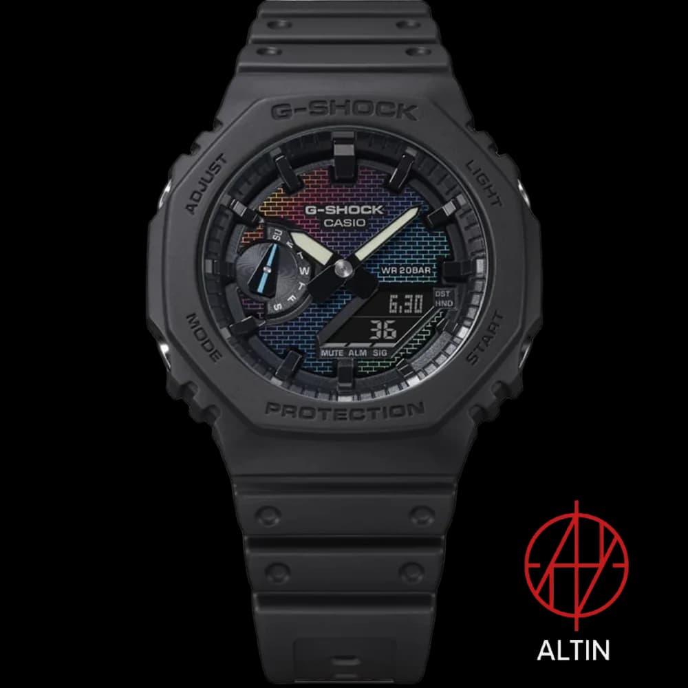 ساعت مچی کاسیو جی شاک Casio G-Shock مدل GA-2100RW-1ADR سری Brick Wall — تصویر ۵