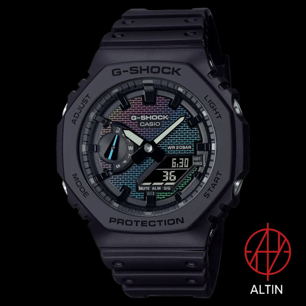 ساعت مچی کاسیو جی شاک Casio G-Shock مدل GA-2100RW-1ADR سری Brick Wall