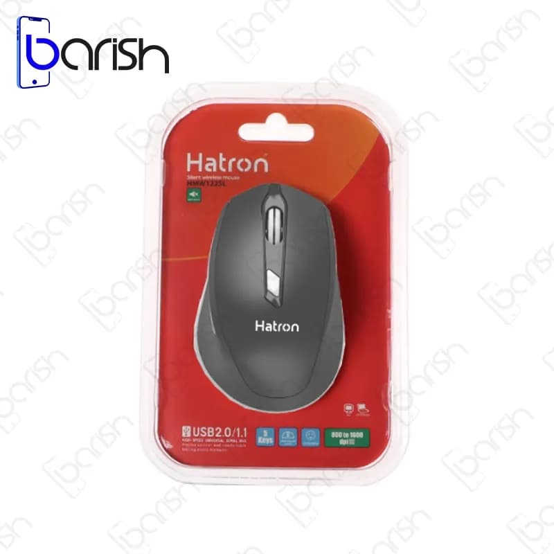 موس بی سیم هترون مدل HMW122sl silent — تصویر ۵
