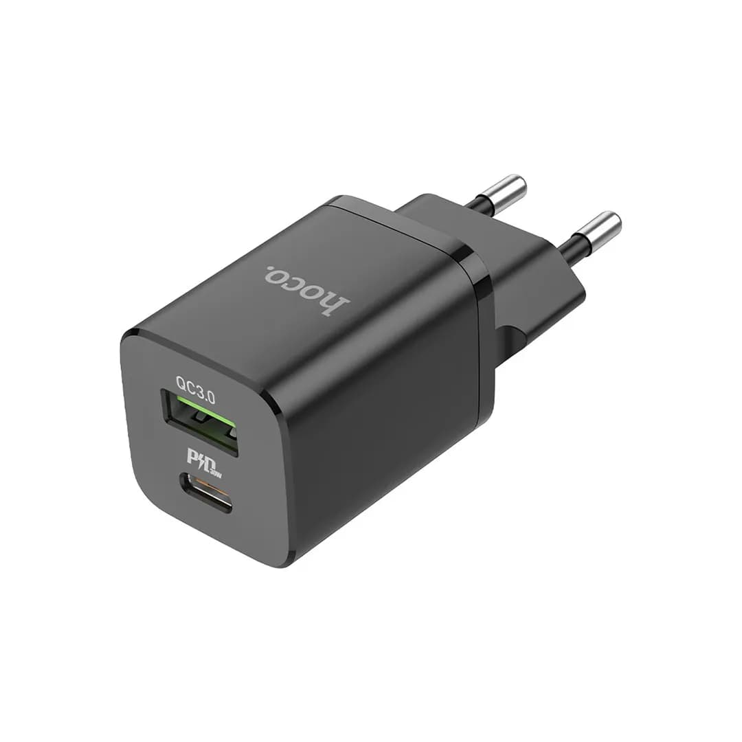 شارژر دیواری هوکو مدل N13 PD 30W+QC3.0 به همراه کابل Type-C — تصویر ۳