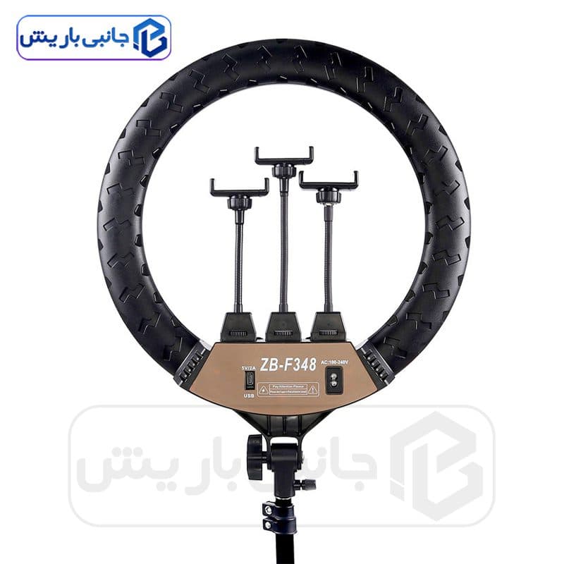رینگ لایت مدل ZB-F348 /18inch همرا با سه پایه — تصویر ۴