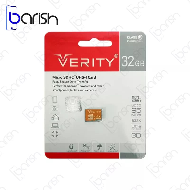 کارت حافظه میکرو SD وریتی مدل U106 ظرفیت 32 گیگابایت