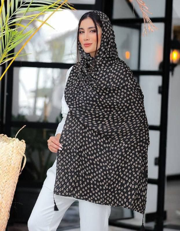 شال نخی پلیسه کد 287 — تصویر ۴