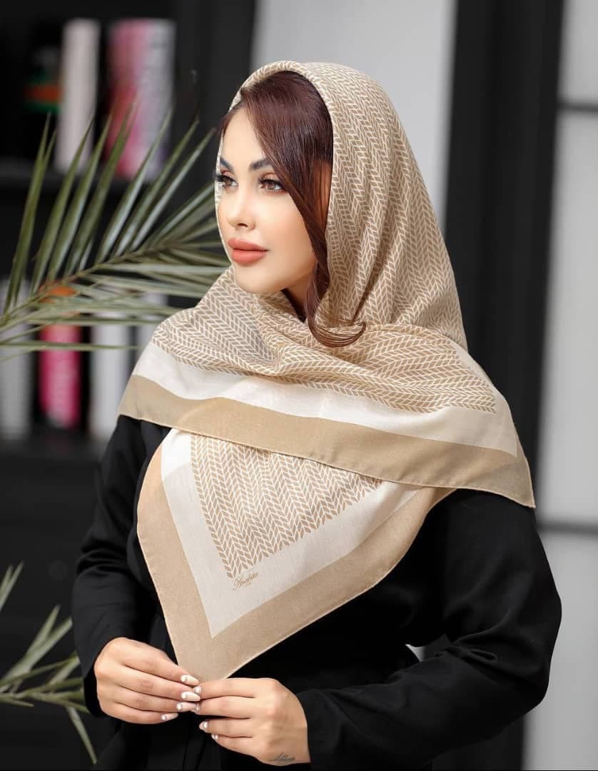 روسری نخی سیا اسکارف کد 268 — تصویر ۳