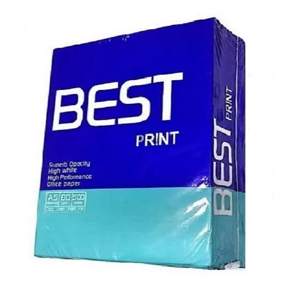 کاغذ A5 بست پرینت کد 031 بسته 500 عددی — تصویر ۲