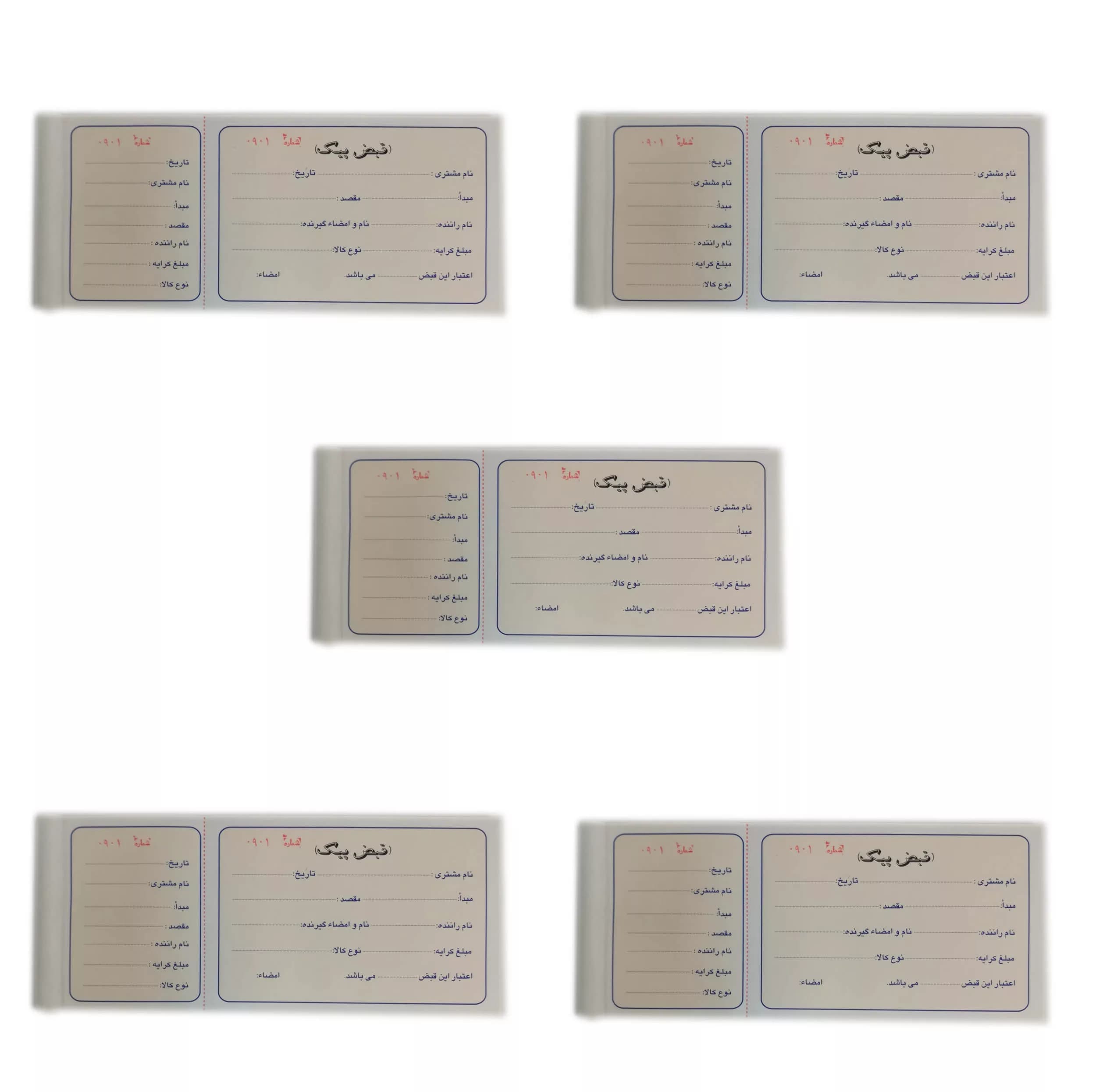 قبض پیک کد peyk1005 بسته 5 عددی