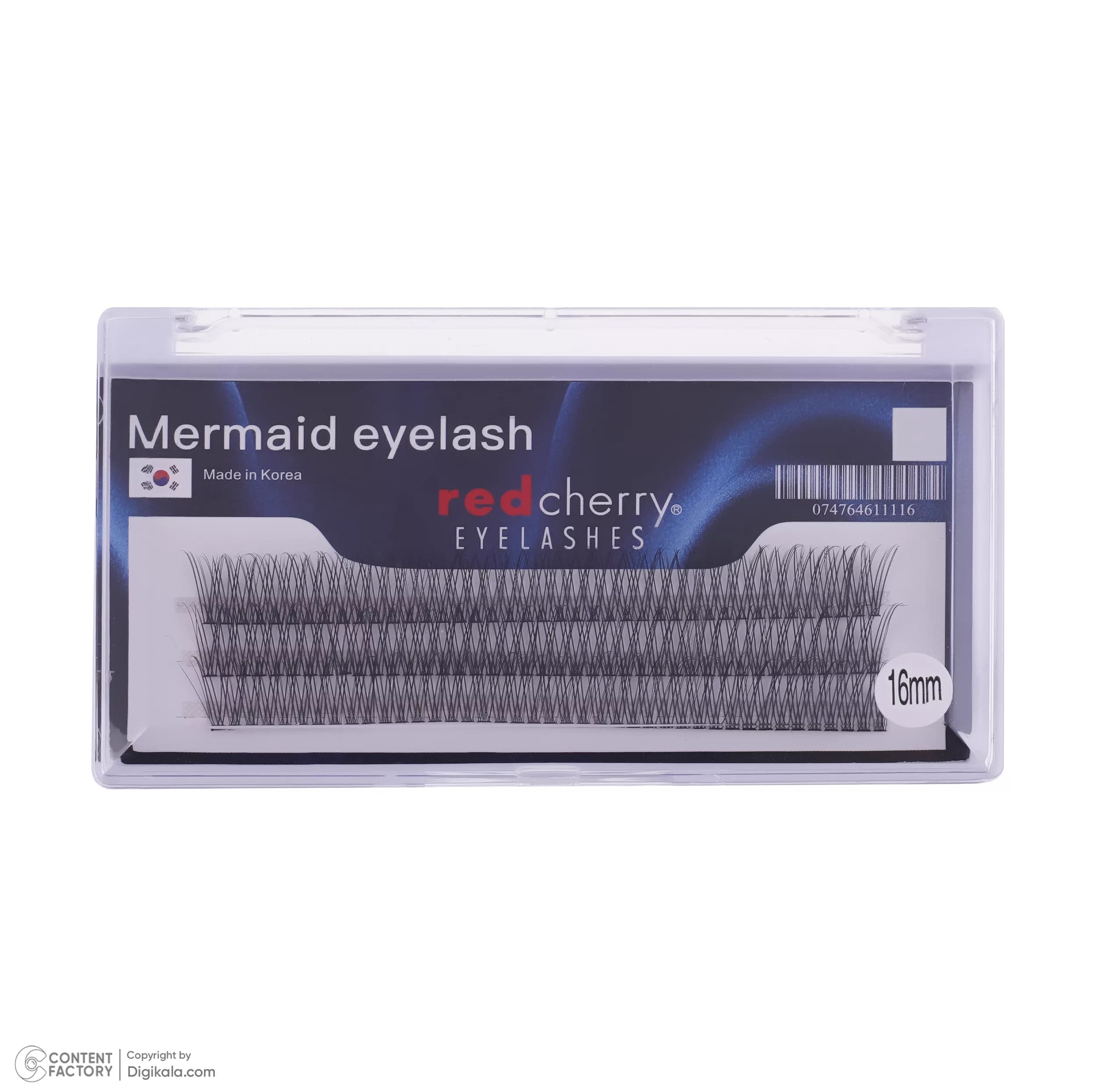 مژه مصنوعی رد چری مدل mermaid کد 16 — تصویر ۲