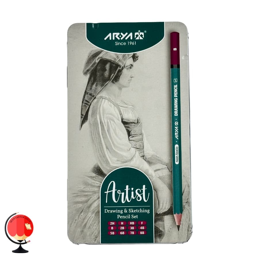 مداد طراحی آرتیست آریا مجموعه 12 عددی