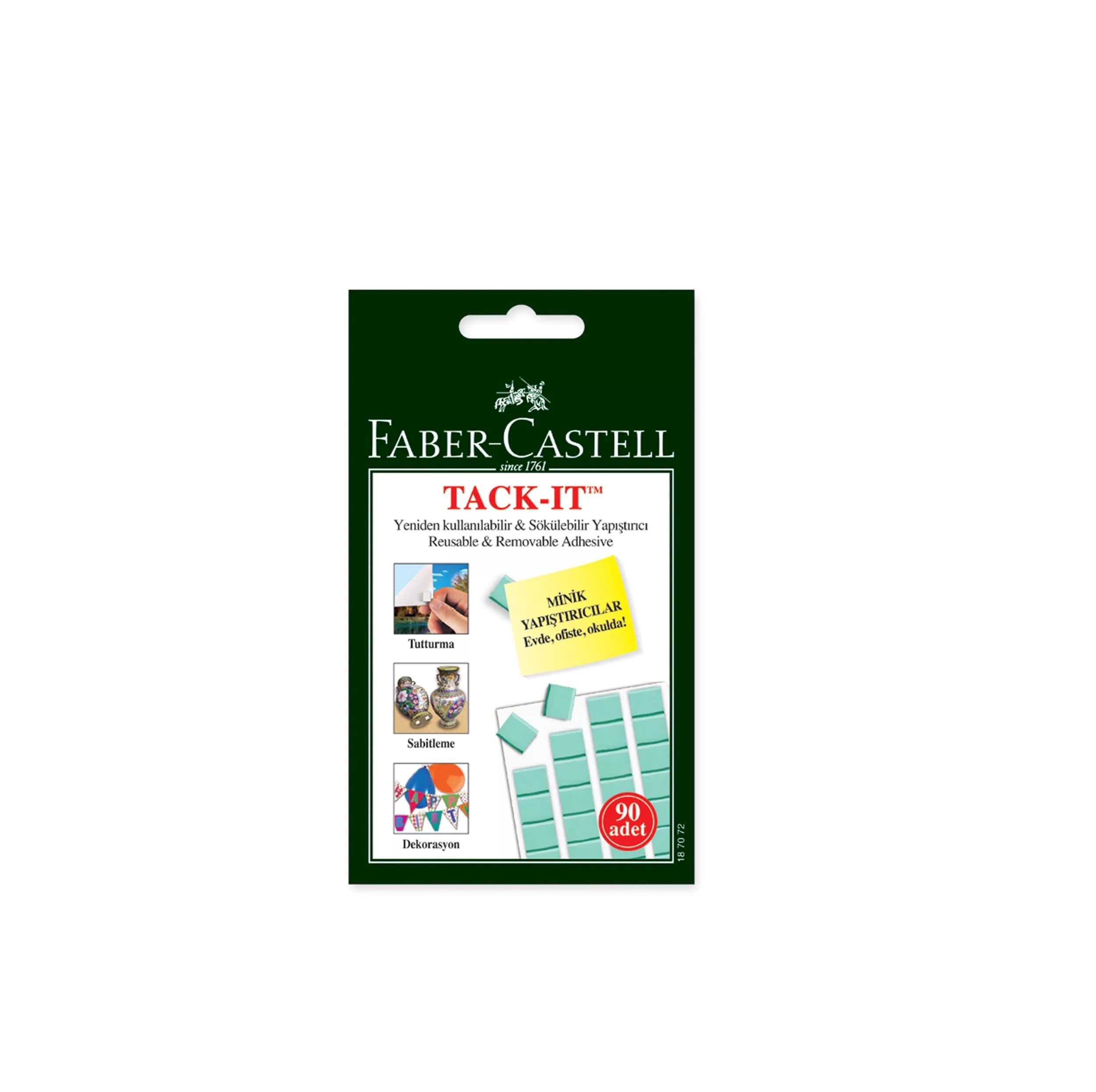 چسب خمیری فابر کاستل مدل Tack-it بسته 90 عددی