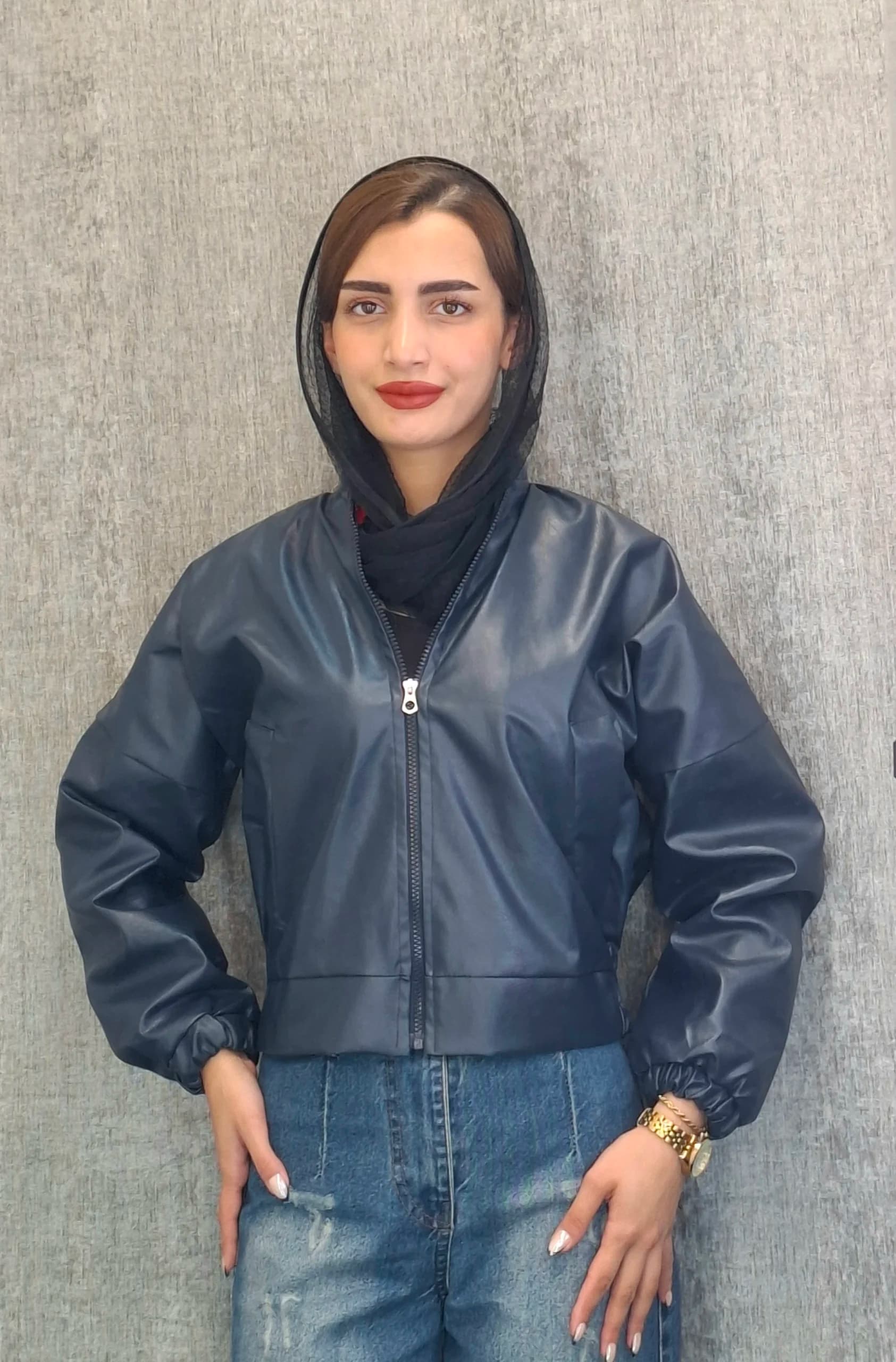 بامبر چرم(زنانه) — تصویر ۲