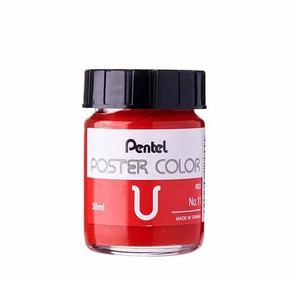 گواش قرمز پنتل Pentel حجم 30ml کد NO.11