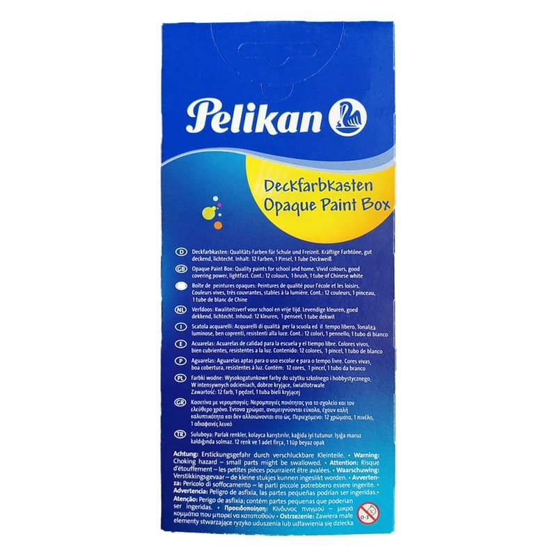 آبرنگ 12 رنگ پلیکان Pelikan کد T11 اصل آلمان — تصویر ۲