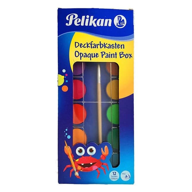 آبرنگ 12 رنگ پلیکان Pelikan کد T11 اصل آلمان