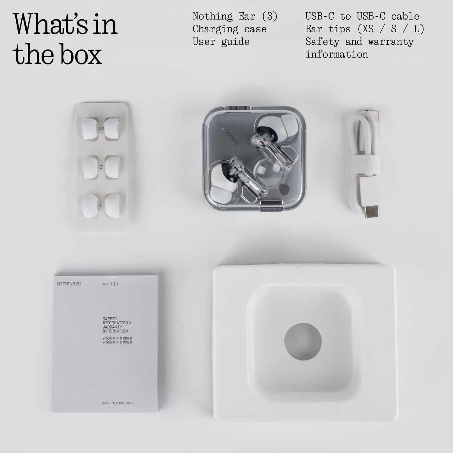 هدفون بی سیم ناتینگ Nothing Ear (3) برند Nothing مدل Ear (3) — تصویر ۵
