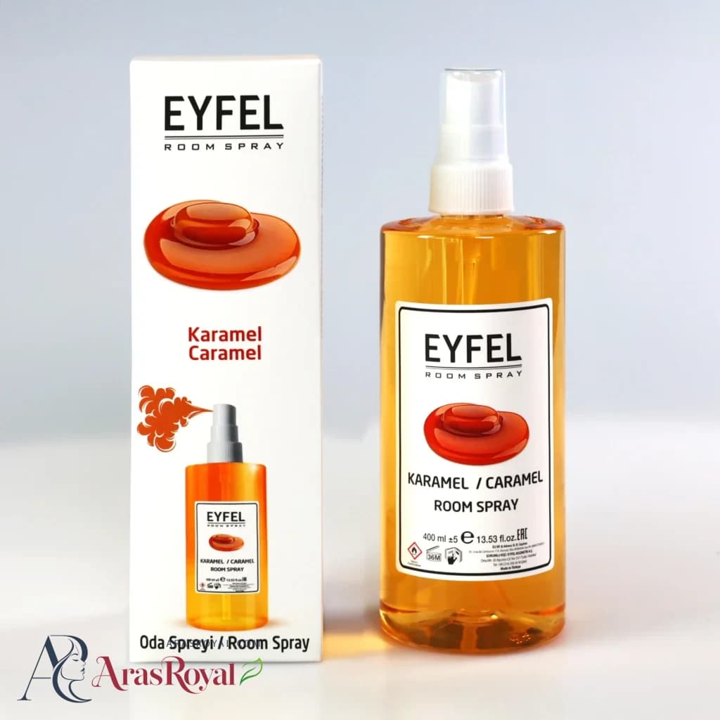 اسپری خوشبو کننده ایفل EYFEL رایحه کارامل KARAMEL حجم 400 میل