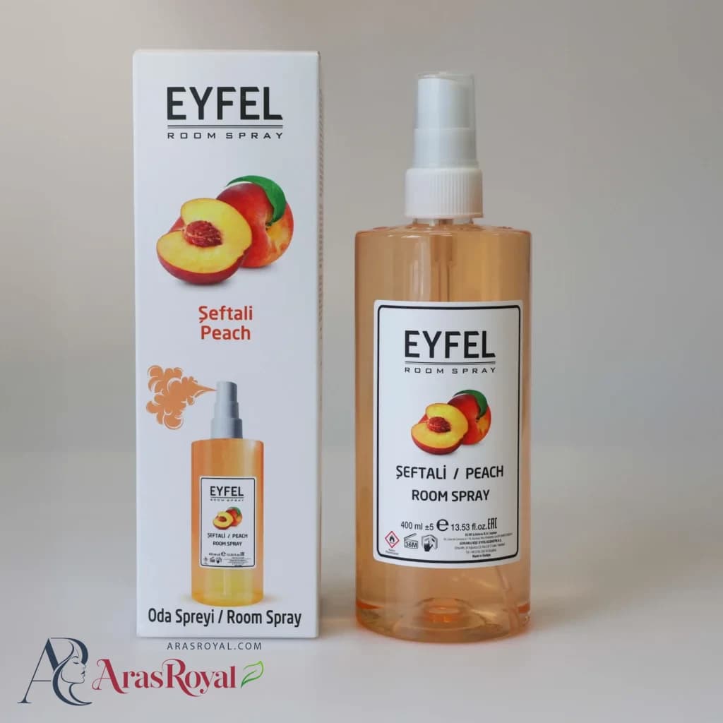 اسپری خوشبو کننده ایفل EYFEL رایحه هلو ŞEFTALİ حجم 400 میل