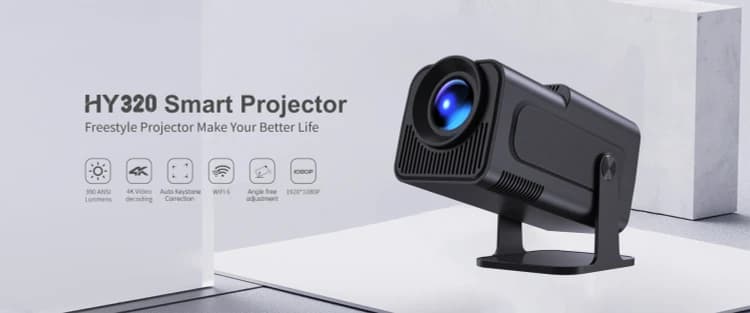 ویدئو پروژکتور پرتابل 320 Hy رم 2 حافظه 16 گیگا بایت — تصویر ۳