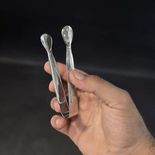 انبر-گیره شیرینی استیل hm(پس کرایه) — تصویر ۵