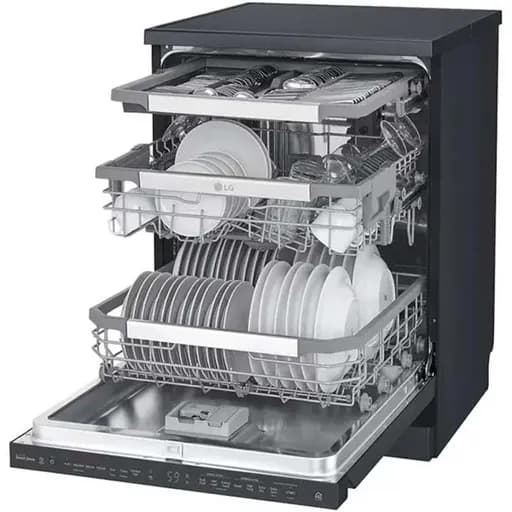 ماشین ظرفشویی 14 نفره ال جی مدل LG DFB325HM دارای 3 کشو و درب بازکن خودکار با گارانتی 24 ماهه شرکتی — تصویر ۴