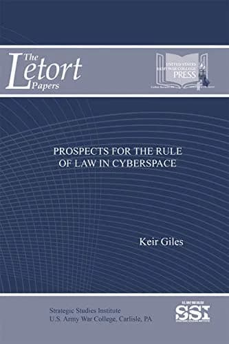 و دانلود نسخه کامل کتاب زبان اصلی Prospects For The Rule of Law In Cyberspace Kindle Edition | دانلود کتاب خارجی