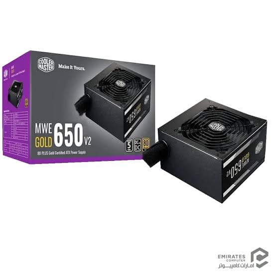 پاور کولرمستر Cooler Master MWE Gold 650 توان ۶۵۰ وات کارکرده