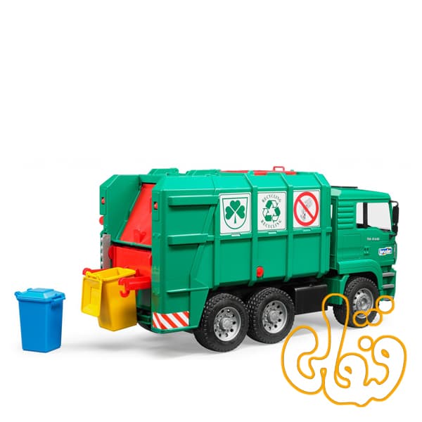 ماشین حمل زباله MAN TGA Garbage truck green 02753 — تصویر ۲