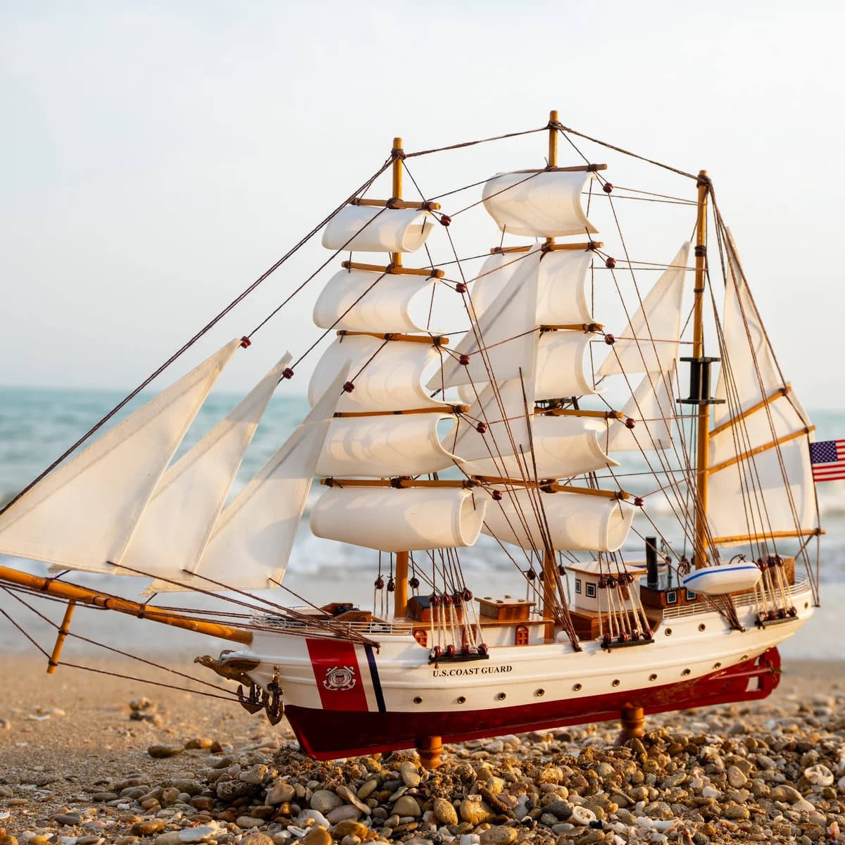 ماکت چوبی مدل کشتی US COASTGUARD