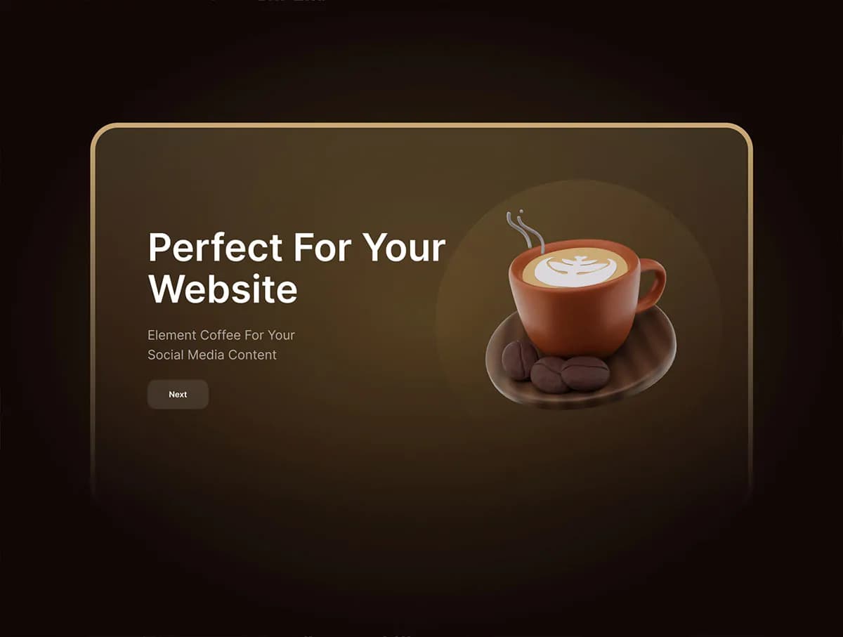 15 آیکون قهوه و کافی شاپ 3D — تصویر ۴