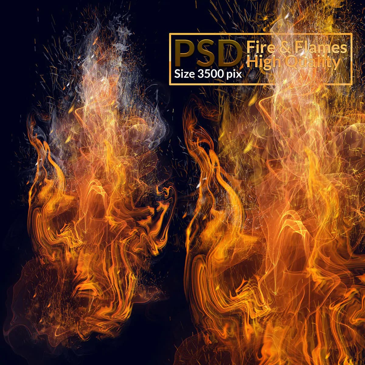 150 افکت PNG دود و آتش — تصویر ۳
