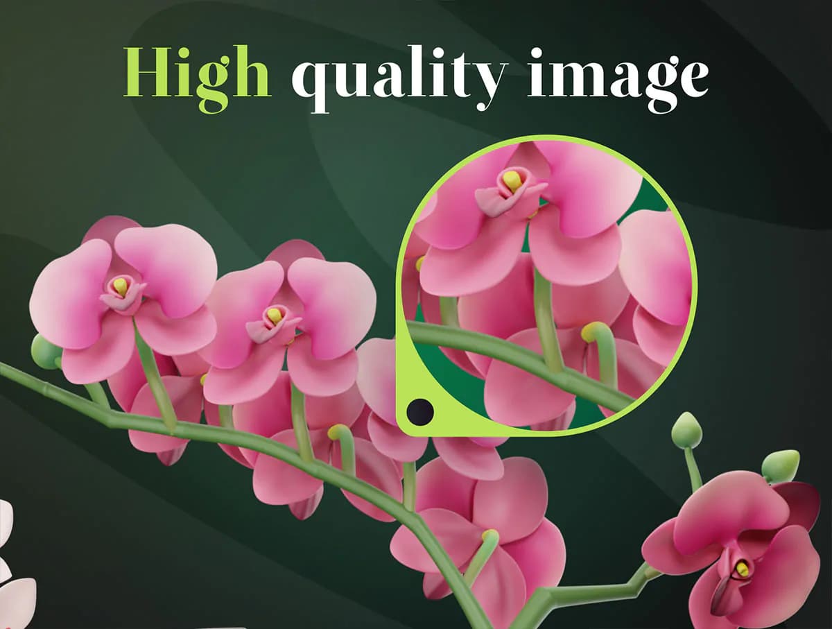 20 آیکون گل 3D — تصویر ۴