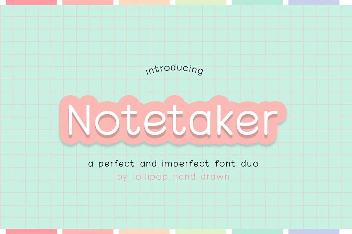 فونت سبک یادداشت Notetaker