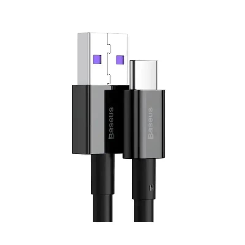 کابل شارژ و انتقال داده باسئوس مدل Baseus Superior Fast Charging Cable USB-A To USB-C 66W — تصویر ۲