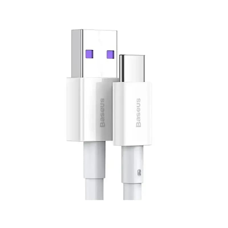کابل شارژ و انتقال داده باسئوس مدل Baseus Superior Fast Charging Cable USB-A To USB-C 66W — تصویر ۷