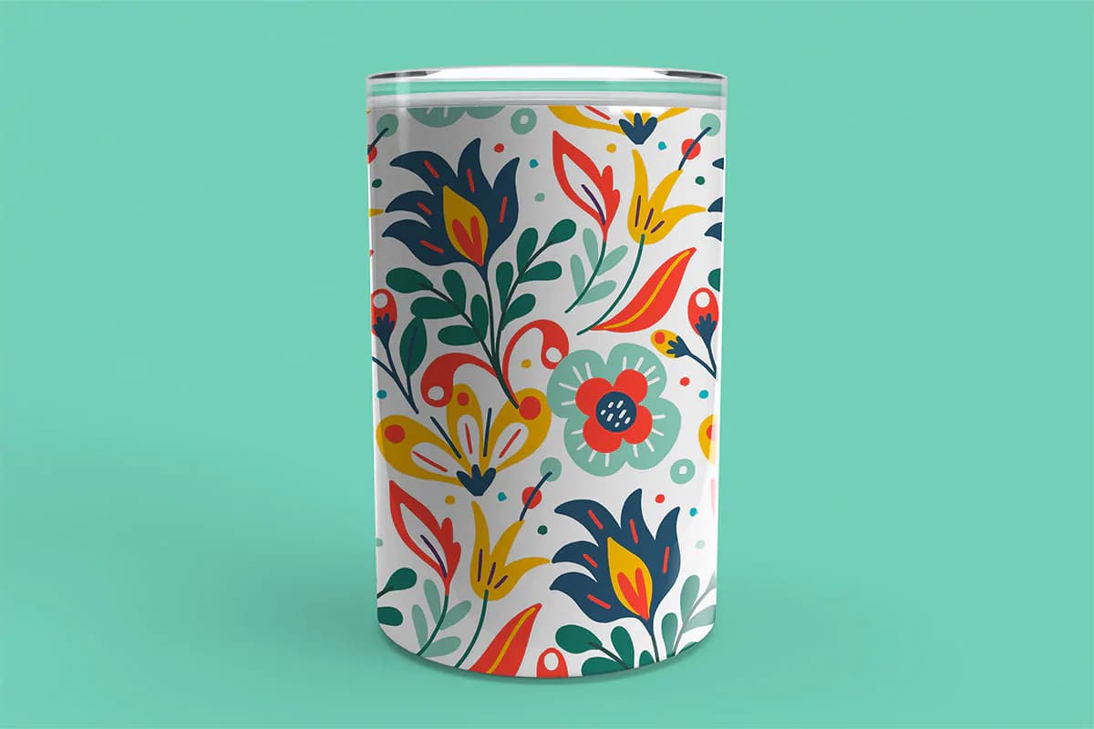 موکاپ لیوان شیشه ای بزرگ — تصویر ۶